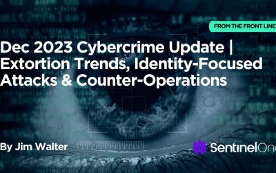 December 2023 Cybercrime Update | Extortion Trends, Identity-Focused Attacks & Counter-Operations